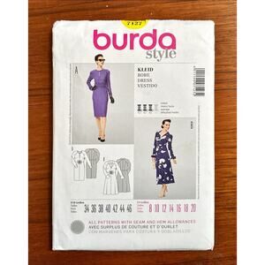 UNCUT Burda 7127 Womens Winter Coat Sewing Pattern Size 8-20